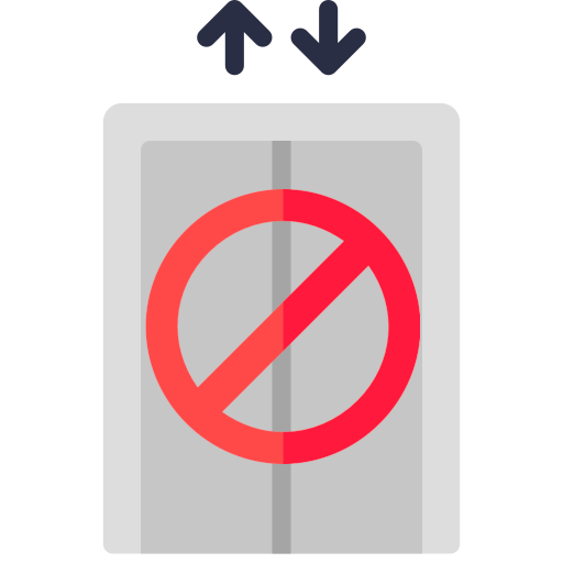 No elevator available